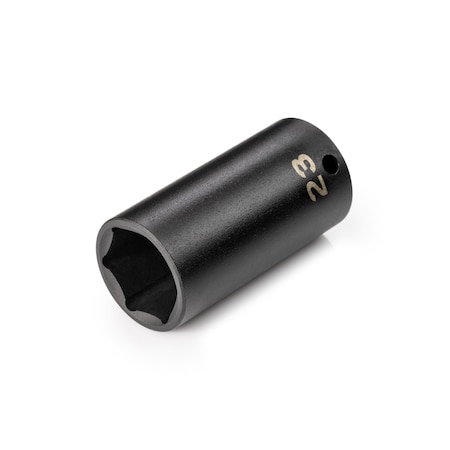 Tekton 3/8 Inch Drive x 23 mm Deep 6-Point Impact Socket SID13123